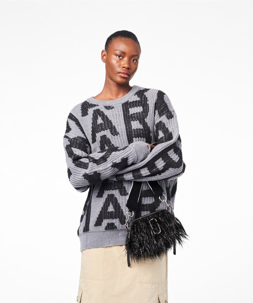 MARC JACOBS（マークジェイコブス）の「THE LUREX CREATURE SNAPSHOT/ザ ルレックス クリーチャー スナップショット（ショルダーバッグ・レディース・シルバー系その他/ブラック×シルバー・ONE SIZE）」の14枚目の写真