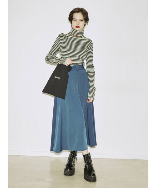 jouetie（ジュエティ）の「バックZIPバイカラースカート（スカート