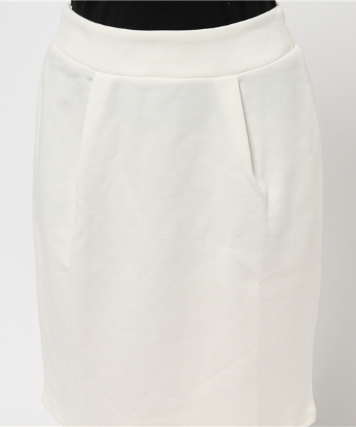 earth music&ecology（アースミュージックアンドエコロジー）の「タックタイトポンチスカート（スカート・レディース・アイボリー・MEDIUM）」の5枚目の写真