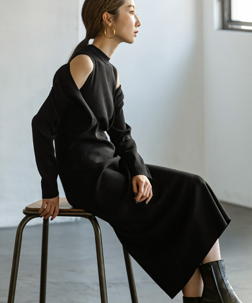 テイクオフニットワンピース