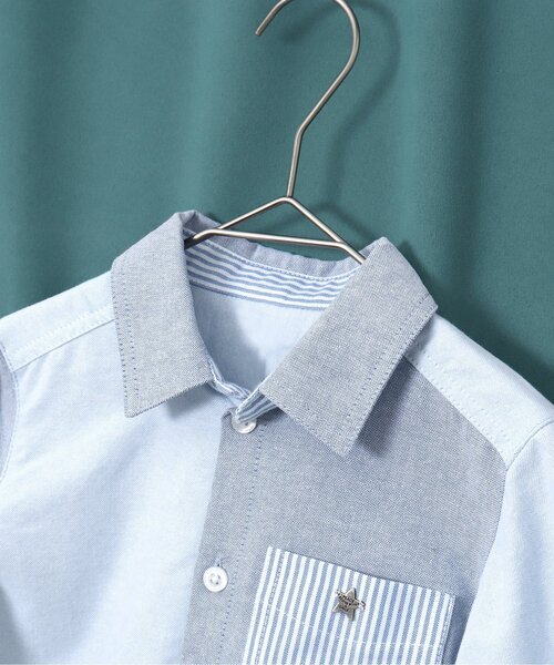 BREEZE（ブリーズ）の「レギュラーカラーシャツ（シャツ/ブラウス・キッズ・オフホワイト/ブルー/ブラック・120/100/90/130/110）」の13枚目の写真