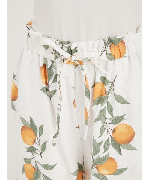 gelato pique（ジェラートピケ）の「シトラス柄ロングパンツ（ルーム