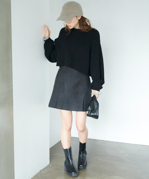 FREE'S MART（フリーズマート）の「◆前後2Wayショート丈ZIPカーディガン（カーディガン/ボレロ・レディース・ピンク/ホワイト/ブラック・FREE）」の17枚目の写真