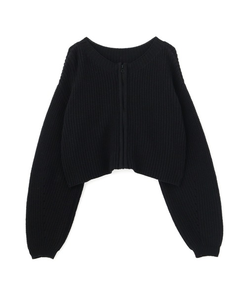 FREE'S MART（フリーズマート）の「◆前後2Wayショート丈ZIPカーディガン（カーディガン/ボレロ・レディース・ピンク/ホワイト/ブラック・FREE）」の16枚目の写真