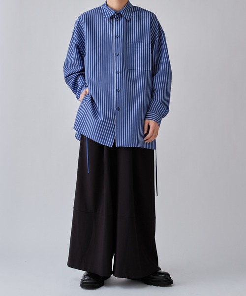 Lui's（ルイス）の「ストライプコードシャツ（シャツ/ブラウス・メンズ・ホワイト/ブルー・FREE）」の20枚目の写真