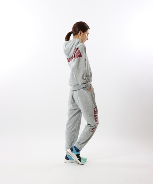 Champion(チャンピオン)の「【Champion/チャンピオン】レディース スポーツ テックウィーブ テリー フーデッドスウェットシャツ(パーカー・レディース・グレー/ブラック・LARGE/MEDIUM)」の13枚目の写真