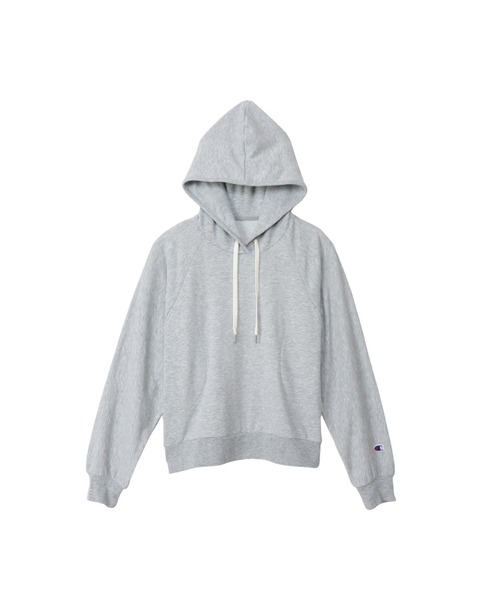 Champion(チャンピオン)の「【Champion/チャンピオン】レディース スポーツ テックウィーブ テリー フーデッドスウェットシャツ(パーカー・レディース・グレー/ブラック・LARGE/MEDIUM)」の17枚目の写真