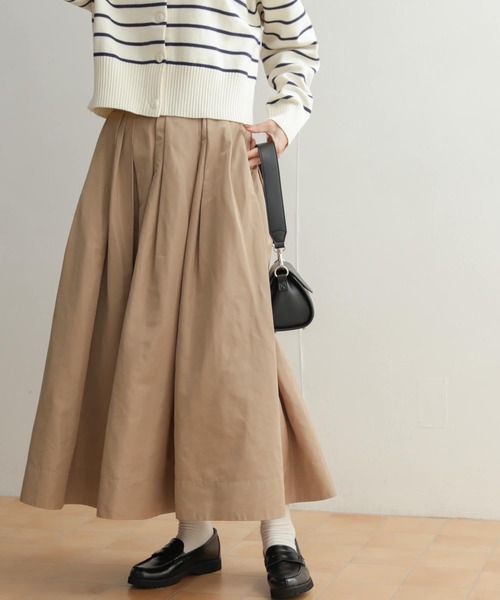 URBAN RESEARCH DOORS｜タフタランダムプリーツスカート