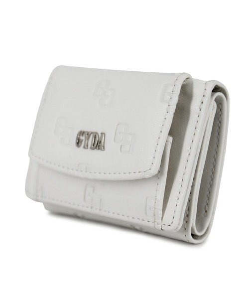 GYDA（ジェイダ）の「【WEB限定商品】GYDA (ジェイダ)GGエンボス コンパクトミニ財布 マイクロ財布　GY-W107（財布・レディース・ブラック/ホワイト・FREE）」の11枚目の写真