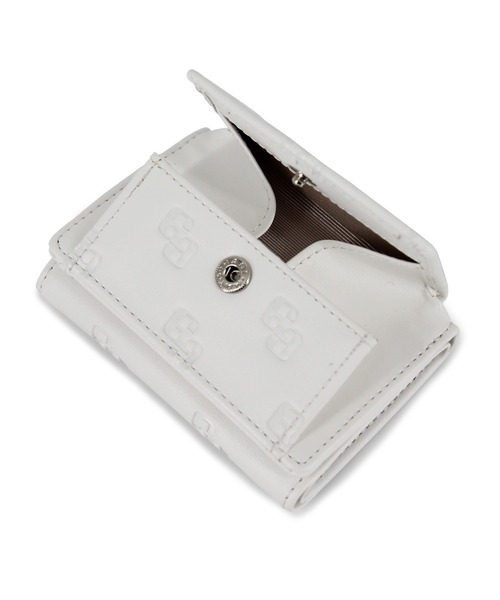 GYDA（ジェイダ）の「【WEB限定商品】GYDA (ジェイダ)GGエンボス コンパクトミニ財布 マイクロ財布　GY-W107（財布・レディース・ブラック/ホワイト・FREE）」の14枚目の写真