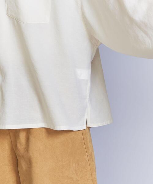 BEAUTY&YOUTH UNITED ARROWS(ビューティーアンドユースユナイテッドアローズ)の「バックタック ドルマンスリーブシャツ -ウォッシャブル-(シャツ/ブラウス・レディース・ダークグレー/ナチュラル/ライトブルー・FREE)」の10枚目の写真