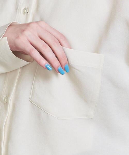 BEAUTY&YOUTH UNITED ARROWS(ビューティーアンドユースユナイテッドアローズ)の「バックタック ドルマンスリーブシャツ -ウォッシャブル-(シャツ/ブラウス・レディース・ダークグレー/ナチュラル/ライトブルー・FREE)」の11枚目の写真