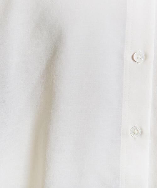 BEAUTY&YOUTH UNITED ARROWS(ビューティーアンドユースユナイテッドアローズ)の「バックタック ドルマンスリーブシャツ -ウォッシャブル-(シャツ/ブラウス・レディース・ダークグレー/ナチュラル/ライトブルー・FREE)」の12枚目の写真