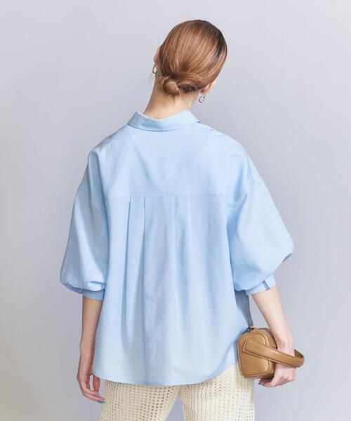 BEAUTY&YOUTH UNITED ARROWS(ビューティーアンドユースユナイテッドアローズ)の「バックタック ドルマンスリーブシャツ -ウォッシャブル-(シャツ/ブラウス・レディース・ダークグレー/ナチュラル/ライトブルー・FREE)」の20枚目の写真