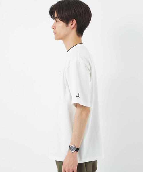 Gramicci（グラミチ）の「【別注】＜GRAMICCI ＞ レイヤード風 Tシャツ カットソー（Tシャツ/カットソー・メンズ・ライトグレー/ネイビー/ホワイト・XL/L/M）」の6枚目の写真