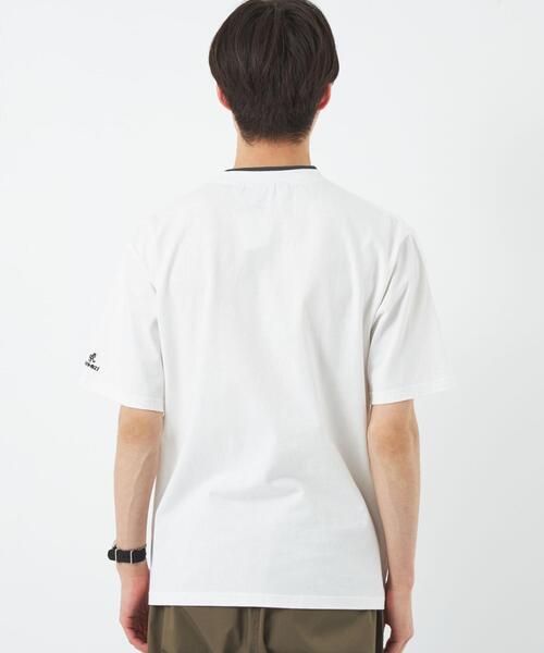 Gramicci（グラミチ）の「【別注】＜GRAMICCI ＞ レイヤード風 Tシャツ カットソー（Tシャツ/カットソー・メンズ・ライトグレー/ネイビー/ホワイト・XL/L/M）」の12枚目の写真