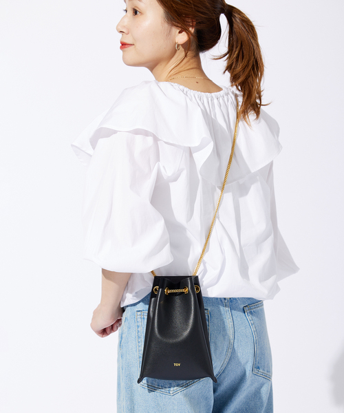 tov（トーヴ）の「《追加》【TOV/トーヴ】TOO MINI：バッグ（クラッチバッグ・レディース・ブラック・FREE）」の2枚目の写真