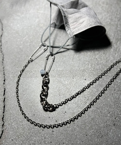 DIET BUTCHER（ダイエットブッチャー）の「DIET BUTCHER MASK cord（ネックレス・メンズ・シルバー・FREE）」の2枚目の写真