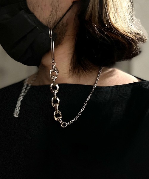 DIET BUTCHER（ダイエットブッチャー）の「DIET BUTCHER MASK cord（ネックレス・メンズ・シルバー・FREE）」の5枚目の写真