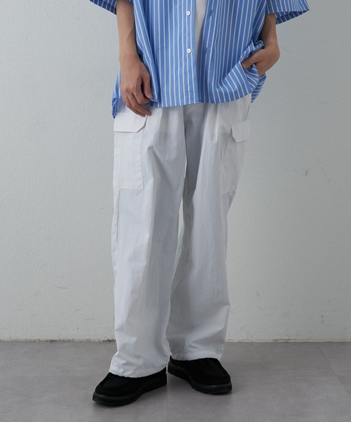 COLONY 2139（コロニートゥーワンスリーナイン）の「ワイドカーゴパンツ（カーゴパンツ・メンズ・グリーン/ホワイト/ブラック/カーキ・MEDIUM/LARGE）」の16枚目の写真