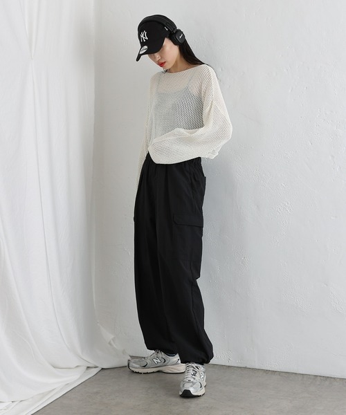 COLONY 2139（コロニートゥーワンスリーナイン）の「ワイドカーゴパンツ（カーゴパンツ・メンズ・グリーン/ホワイト/ブラック/カーキ・MEDIUM/LARGE）」の8枚目の写真