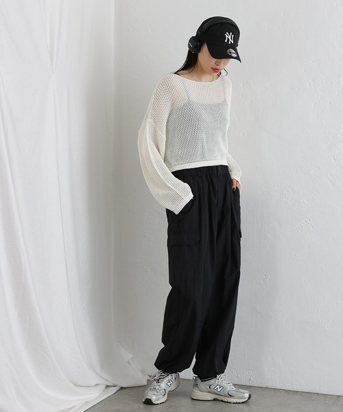 COLONY 2139（コロニートゥーワンスリーナイン）の「ワイドカーゴパンツ（カーゴパンツ・メンズ・グリーン/ホワイト/ブラック/カーキ・MEDIUM/LARGE）」の11枚目の写真