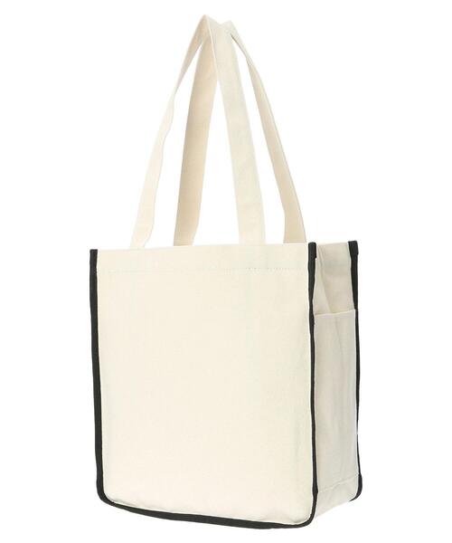 Maison de FLEUR（メゾンドフルール）の「パイピングスクエアトートバッグ（トートバッグ・レディース・アイボリー/ブラック・FREE）」の15枚目の写真