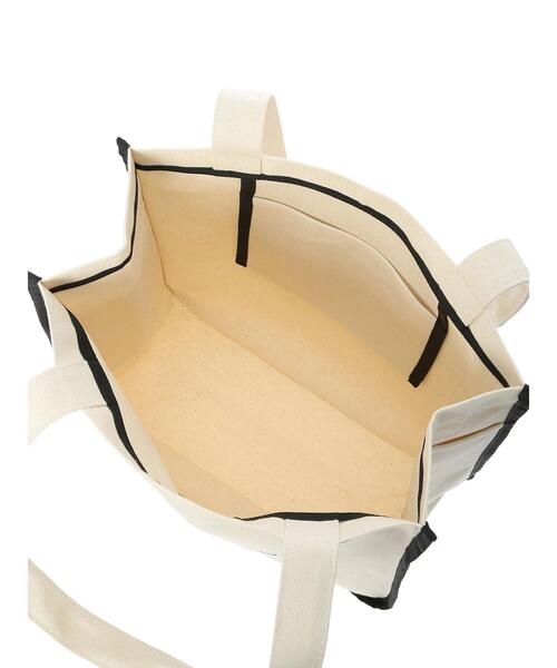 Maison de FLEUR（メゾンドフルール）の「パイピングスクエアトートバッグ（トートバッグ・レディース・アイボリー/ブラック・FREE）」の7枚目の写真