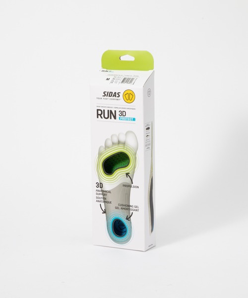 SIDAS(シダス)の「SIDAS RUN 3D PROTECT INSOLE シダス ラン プロテクト インソール(インソール/シューズクッション・メンズ・マルチ・SMALL/MEDIUM/LARGE/X-LARGE/X-SMALL)」の2枚目の写真