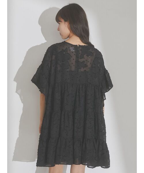 merry jenny（メリージェニー）の「fluffyシアーティアードミニワンピース（ワンピース・レディース・ブラック/アイボリー/ラベンダー・FREE）」の10枚目の写真