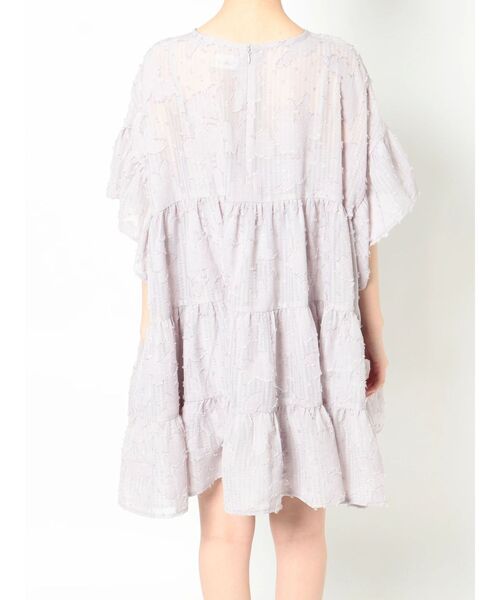 merry jenny（メリージェニー）の「fluffyシアーティアードミニワンピース（ワンピース・レディース・ブラック/アイボリー/ラベンダー・FREE）」の15枚目の写真