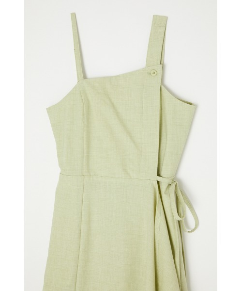 MOUSSY（マウジー）の「WRAP ジャンパースカート（ジャンパースカート・レディース・ブラック/ライトグリーン/ピンク・1/2）」の9枚目の写真