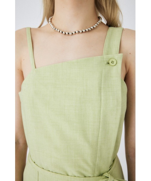 MOUSSY（マウジー）の「WRAP ジャンパースカート（ジャンパースカート・レディース・ブラック/ライトグリーン/ピンク・1/2）」の21枚目の写真