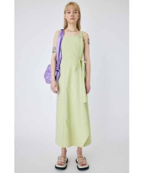 MOUSSY（マウジー）の「WRAP ジャンパースカート（ジャンパースカート・レディース・ブラック/ライトグリーン/ピンク・1/2）」の13枚目の写真