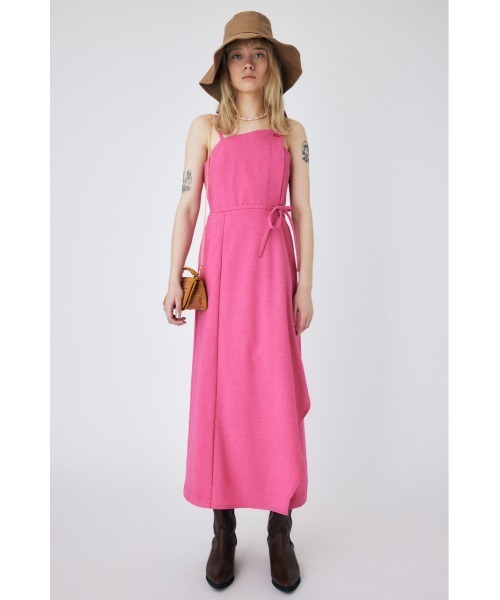 MOUSSY（マウジー）の「WRAP ジャンパースカート（ジャンパースカート・レディース・ブラック/ライトグリーン/ピンク・1/2）」の18枚目の写真