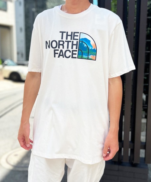THE NORTH FACE(ザノースフェイス)の「【THE NORTH FACE】ノースフェイス Short Sleeve Half Dome Tee ロゴTシャツ NF0A4M4P(Tシャツ/カットソー・メンズ・ライトグレー/ライトブルー/ブラック/ベージュ/レッド/グリーン/アイボリー/ホワイト系その他2/ホワイト系その他3/ブラック系その他2・S/M/L/XL)」の2枚目の写真