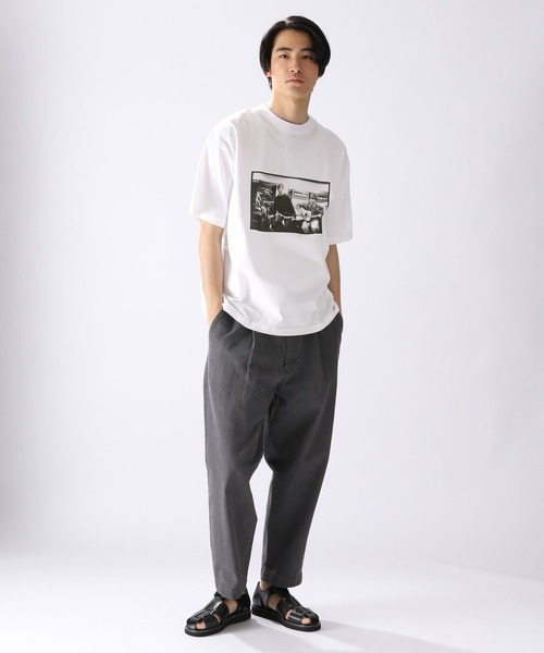 niko and...（ニコアンド）の「【ケヴィン・カミンズ(Kevin Cummins)】別注アソートフォトプリントTシャツ（Tシャツ/カットソー・メンズ・シルバーグレー/ブラック/オフホワイト・MEDIUM/LARGE）」の4枚目の写真