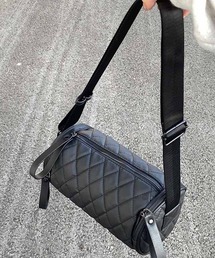 STYLEBLOCK | キルティング円柱デザインショルダーバッグ(ショルダーバッグ)