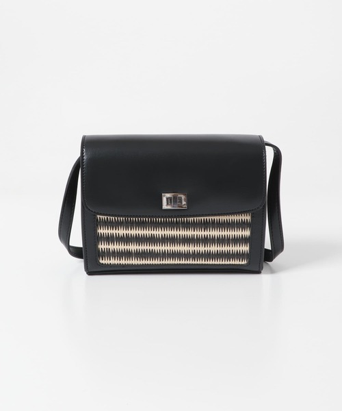 SENSE OF PLACE by URBAN RESEARCH（センスオブプレイスバイアーバンリサーチ）の「ペーパーコンビショルダーバッグ（ショルダーバッグ・メンズ・ライトベージュ/ブラック・ONE）」の4枚目の写真