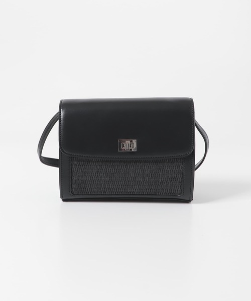 SENSE OF PLACE by URBAN RESEARCH（センスオブプレイスバイアーバンリサーチ）の「ペーパーコンビショルダーバッグ（ショルダーバッグ・メンズ・ライトベージュ/ブラック・ONE）」の5枚目の写真