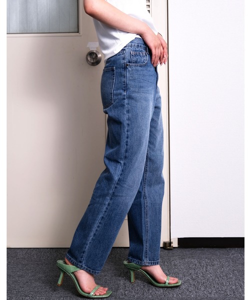 ArgueCultureタイダイ ストレートデニムパンツ ハイウェスト ArgueCultureタイダイ ストレートデニムパンツ ハイウェスト