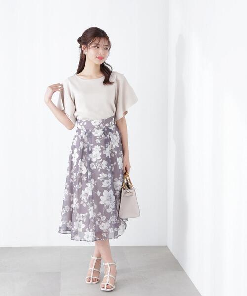 PROPORTION BODY DRESSING(プロポーションボディドレッシング)の「ニュアンスカラーシアーフラワースカート / 1213220500(スカート・レディース・ブラウン/グリーン/ダークグレー・X-SMALL/MEDIUM/SMALL)」の19枚目の写真