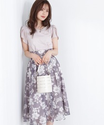 PROPORTION BODY DRESSING | ニュアンスカラーシアーフラワースカート / 1213220500(スカート)