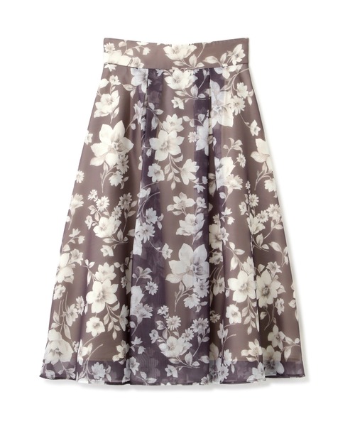 PROPORTION BODY DRESSING(プロポーションボディドレッシング)の「ニュアンスカラーシアーフラワースカート / 1213220500(スカート・レディース・ブラウン/グリーン/ダークグレー・X-SMALL/MEDIUM/SMALL)」の7枚目の写真