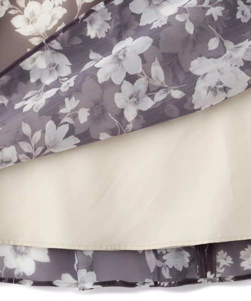 PROPORTION BODY DRESSING(プロポーションボディドレッシング)の「ニュアンスカラーシアーフラワースカート / 1213220500(スカート・レディース・ブラウン/グリーン/ダークグレー・X-SMALL/MEDIUM/SMALL)」の13枚目の写真