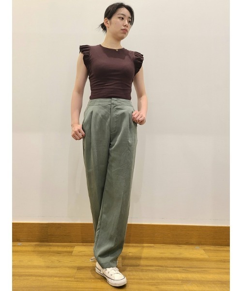 トップス GAP GAP（ギャップ）の「スモッキングギャザー フロントボタン