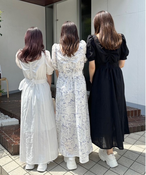 セール】夏のダブルフロントワンピース 1031090590（ワンピース