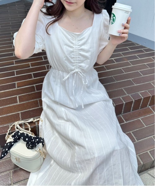 セール】夏のダブルフロントワンピース 1031090590（ワンピース