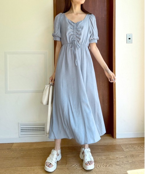 セール】夏のダブルフロントワンピース 1031090590（ワンピース