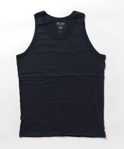 Champion（チャンピオン）の「【Champion】（UN）CHAMPION MEN'S RINGSPUN COTTON TANK TOP（タンクトップ・メンズ・ブラック/ネイビー/チャコール/ホワイト・MEDIUM）」の4枚目の写真